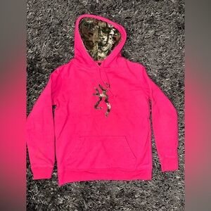 Browning (Mossy Oak) was Pink Hoodie with Camouflage Interior